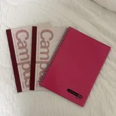 ノート 3冊セット ピンクのサムネイル