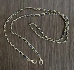 ゴールド×ブラック チェーンショルダーストラップ ショルダーベルト ショルダー紐