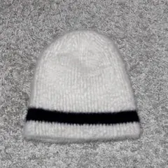 ファー　ニット帽