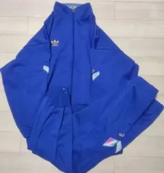 90s デサント製 adidas ヴィンテージ パープル ジャージ セットアップ