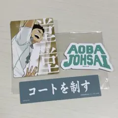 ハイキュー 青葉城西 岩泉一 ステッカーセット