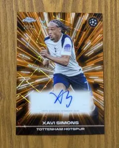 Topps Xavi Simons サインカード /99 - メルカリ