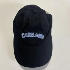 Courage刺繍 黒ベースボールキャップ サイズ53〜55cm