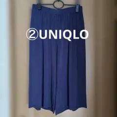 ②【UNIQLO】ユニクロ エアリズム リラコ レディース・濃紺（L）ステテコのサムネイル