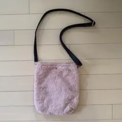 BROWNY ファー サコッシュ ピンク ショルダーバッグのサムネイル
