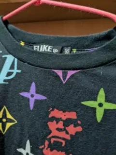 FLAKE 黒 多色 ロゴ Tシャツ 160のサムネイル