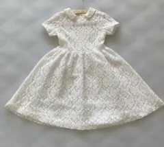 PATACHOU ワンピース 130 アイボリー レース 発表会 結婚式のサムネイル