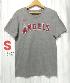ナイキ NIKE Tシャツ 大谷翔平 エンゼルス ANGELS 野球 S グレー