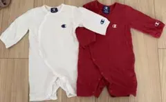 Championロンパース2枚セット 60-70