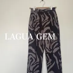 LAGUA GEM ラグアジェム　総柄　カジュアル　パンツ