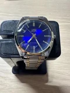 Q&Q 腕時計 QB78-412 クォーツ ブルー