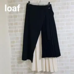 loaf 切替プリーツアシメントリースカートのサムネイル