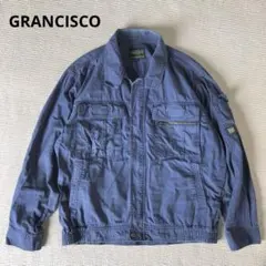 グランシスコ ワークジャケット ブルゾン 春夏作業着 フェードGRANCISCO