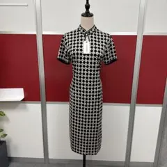 チェック柄 チャイナドレス