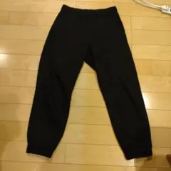 ブラック ユニクロ　裏ボアスウェットパンツ Sサイズ