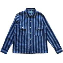 シャツ STUDIO D'ARTISAN AWA AI 阿波しじら織 38 古着のサムネイル
