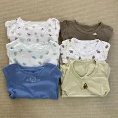 ベビー　キッズ　長袖シャツ　肌着 綿100% 6点セット 95cm まとめ売り