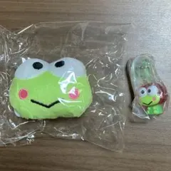 けろけろけろっぴ　ガチャ　ぬいぐるみバッジ　なかよしさくらんぼスイング