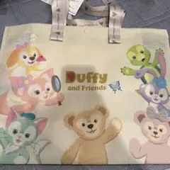 上海ディズニー　ダッフィー フレンズ　ショッピングバッグ　Mサイズ