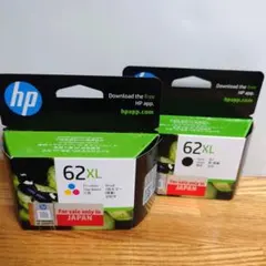 HP 62XL インクカートリッジ ブラック・カラーセットのサムネイル