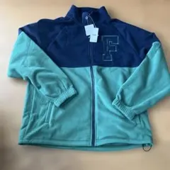 FILA フリースジャケット XL ネイビー/グリーン　新品未使用