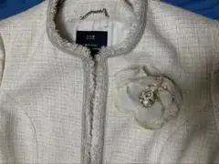 23区　ライトシャインツイードセットアップ　アイボリー　セレモニー　入学式