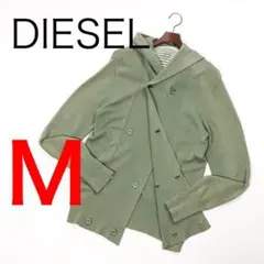 H3494-35◾️ディーゼル　フードニット　ダブルボタントップス　Y2K