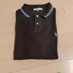 U.S. POLO ASSN. ポロシャツ ブラウン Lのサムネイル
