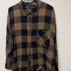H&M チェック柄シャツ