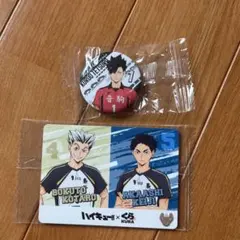 音駒 缶バッジ　ハイキュー　くら寿司