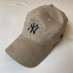 ニューエラ　キャップ　スエード調　ベージュ　キャメル