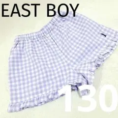 EAST BOY ギンガムチェック フリル ショートパンツ