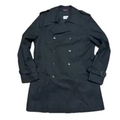 LES MUES ブラック トレンチコート Lサイズ