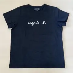 agnis b. ブラック 半袖Tシャツ サイズ3
