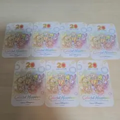 東京ディズニーリゾート 20周年記念 ステッカー 8枚セット