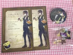 悪魔執事と黒い猫 あくねこ サンリオ 特典 缶バッジ アクリルスタンド ロノ