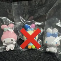 未開封　サンリオキャラクターズ　なりきりうさぎさんフィギュア　マイメロ　シナモン