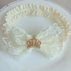 ヘアバンド　リボン　クラウン　ベビー　赤ちゃん　子供　出産　退院お祝い　お誕生日