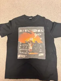 DIESEL グラフィック Tシャツ L ブラック