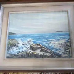 海と鳥の風景画 額装品 海とカモメ 国武之己 - メルカリ