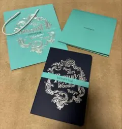 【匿名配送】Tiffany wonder展限定★ノート3冊&ショッパー&ケース