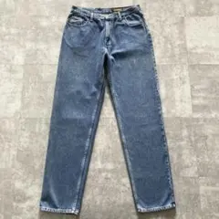 【Size.34】90’s Timberland レザーパッチ ジーンズのサムネイル