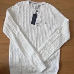 TOMMY HILFIGER ケーブルニット セーター XS ホワイト タグ付き