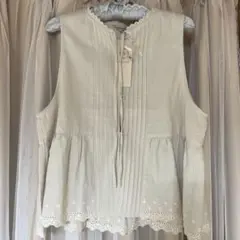 スカラップレースリボンベスト サマンサモスモス