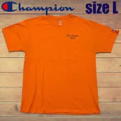 US古着 Champion ヒューストン大学 両面プリント カレッジTシャツ L