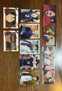 ハイキュー!! カード、シール13枚セット