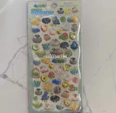 【正規品】ジュエルプチドロップ ふわふわとりのなかまたち ボンボンドロップシール