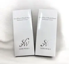 ★シロワカ ディープホワイト&リンクルリペア メディケイティッドクリーム 未使用