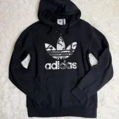 【美品】adidasアディダス　パーカー　メンズレディース　サイズL