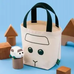 PUI PUI モルカー もちもちスクイーズ付き トートバッグ シロモ